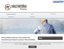 Tablet Screenshot of hautamakitraining.fi